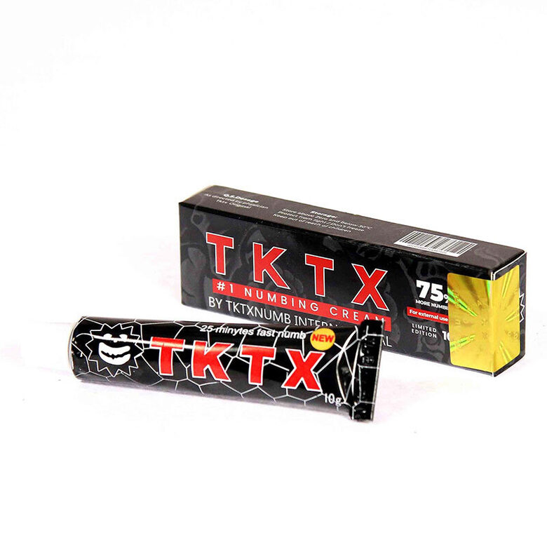 TKTX Black 75% Tattoo Cream (10g)